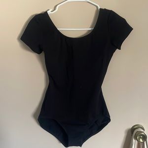 Capezio black leotard